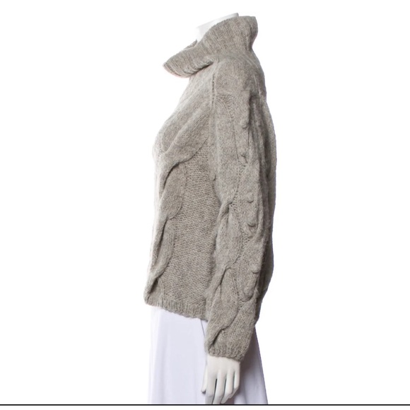 Ulla Johnson Baby Alpaca Cowl Neck Sweater/Small - Picture 2 of 8